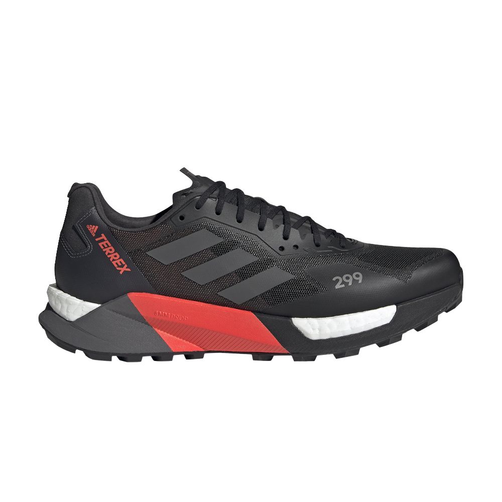 adidas Terrex Agravic Ultra Trail 'White Solar Yellow' | Black | Men's Size 10