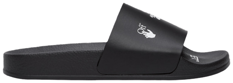 Off White Wmns Pool Sliders Black