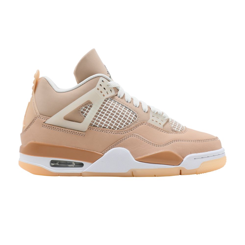 Wmns Air Jordan 4 Retro 'Shimmer' | Tan | Women's Size 10.5