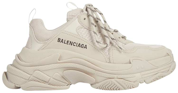 スニーカー BALENCIAGA Women Sneakers 524039 BEIGE Buy Balenciaga Wmns Triple S Sneaker 'Beige' - 524039 W2FW1