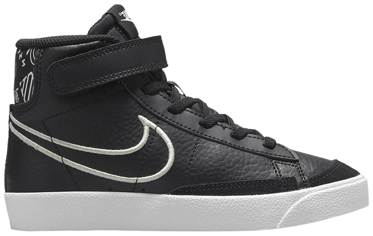 Nike Blazer Mid 77 SE PS Playful Branding   Black