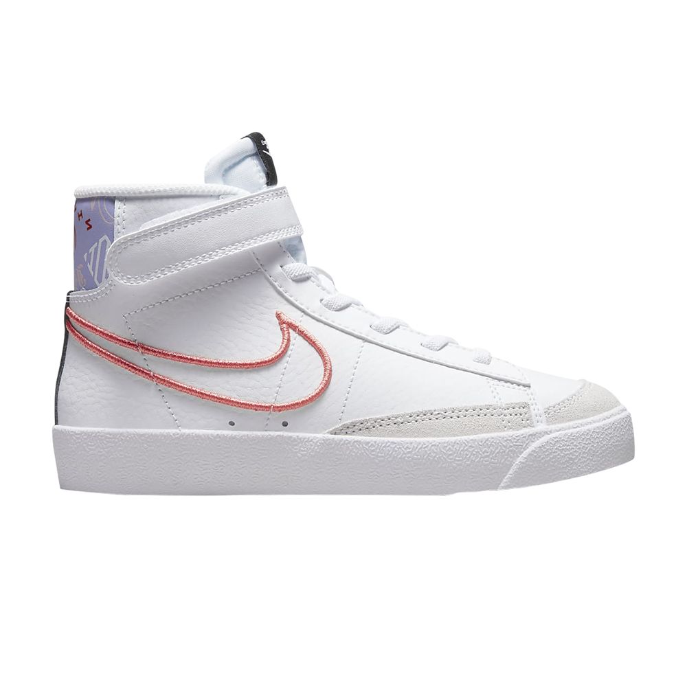 Pre-owned Nike Blazer Mid '77 Se Ps 'playful Branding - White' | Kid's Size 13