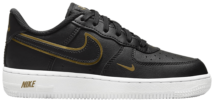 Force 1 LV8 PS 'Metallic Swoosh Pack - Black'