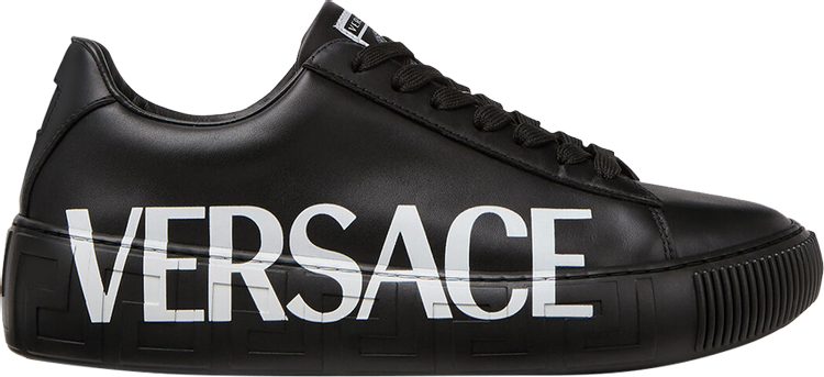 Versace Wmns Greca Low 'Logo - Black'
