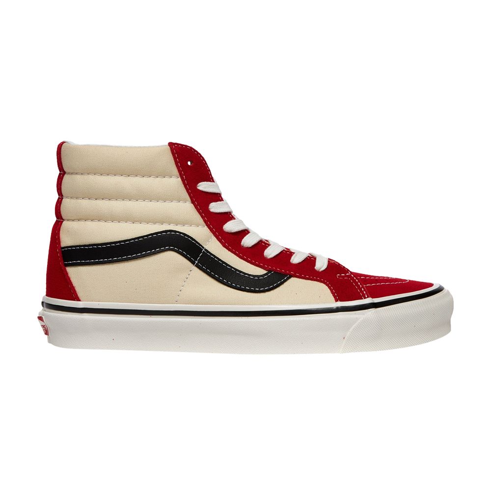 VANS SK8-HI 38 DX 'ANAHEIM FACTORY - WHITE RED'