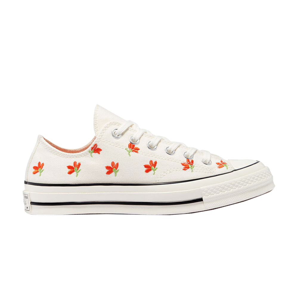 Pre-owned Converse Chuck 70 Low 'embroidered Garden Party' In White