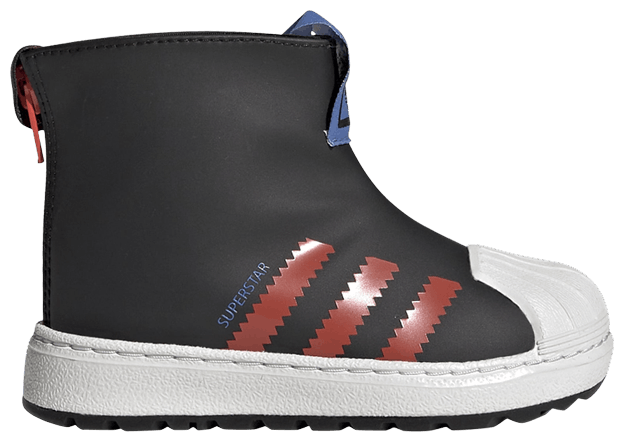 Adidas Superstar 360 Rain Boot Infant Black Bright Red