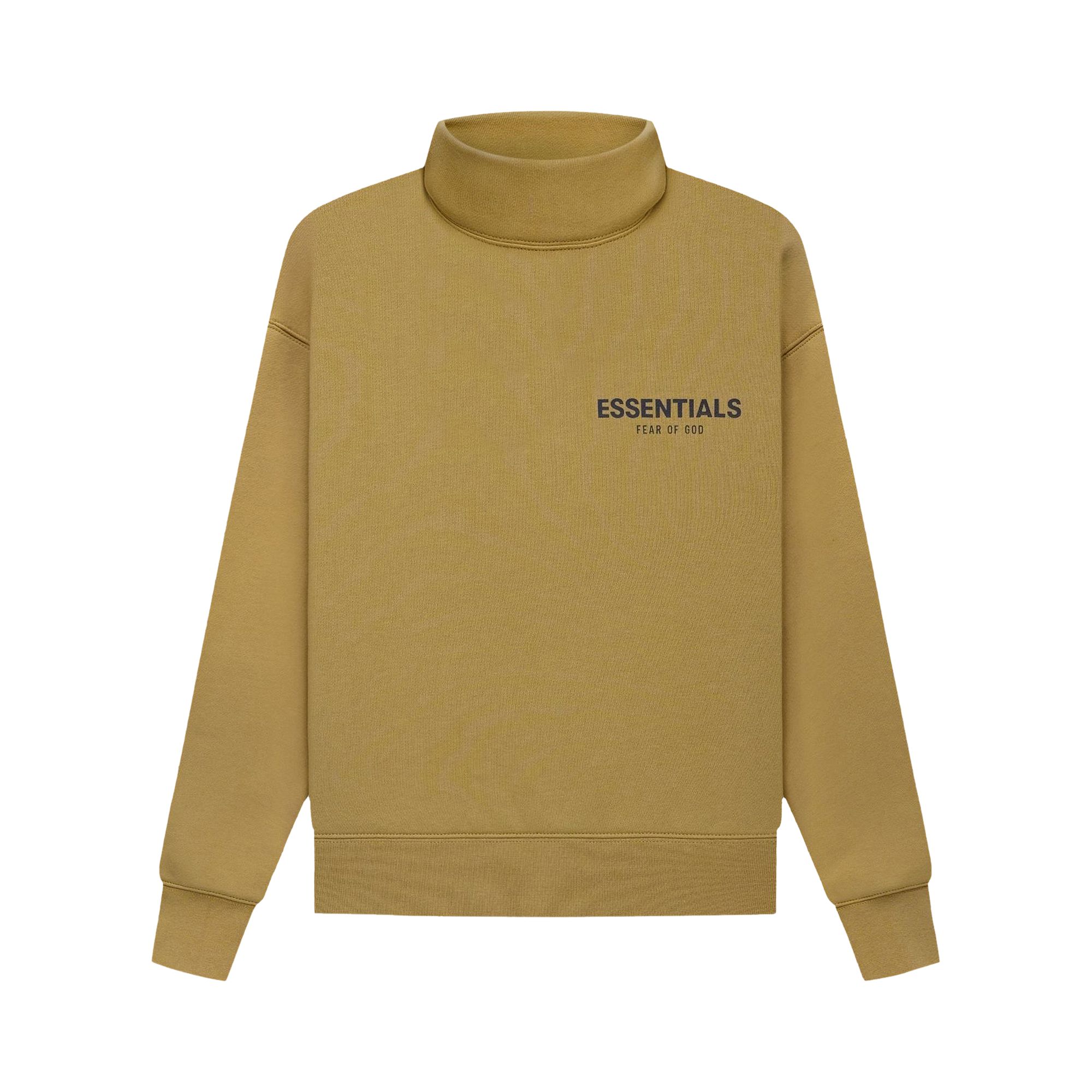 Fear of God Essentials Kids Pullover Mockneck 'Amber' | Yellow | Kid's Size 12