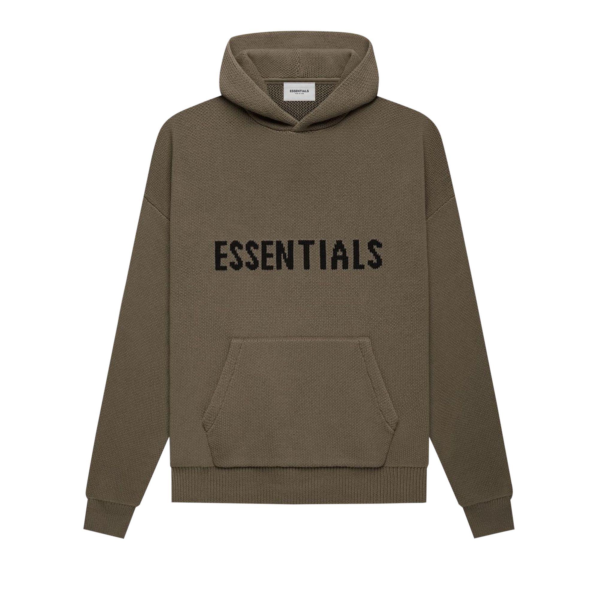 Fear of God Essentials Knit Pullover 'Harvest' | Brown | Men's Size L