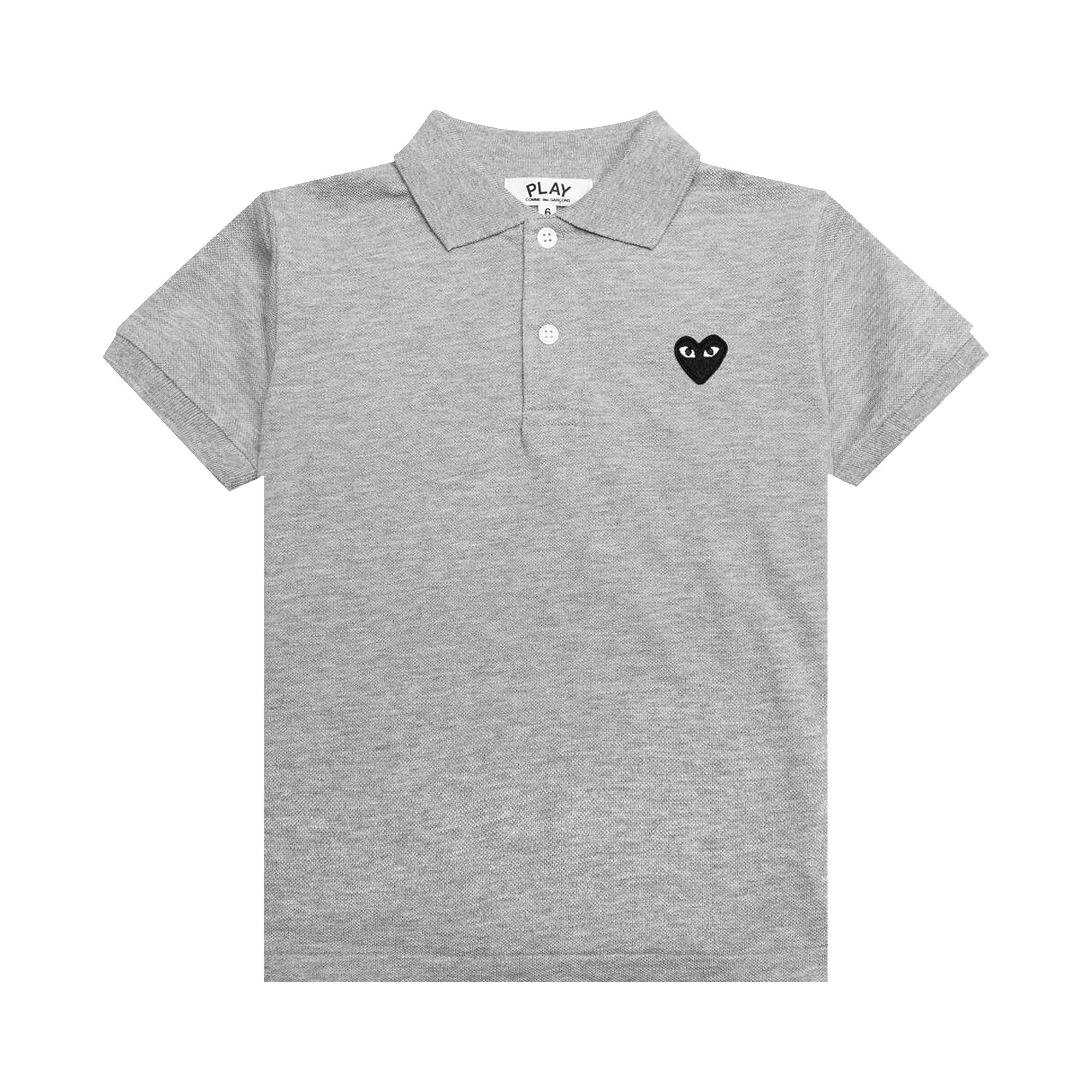 Pre-owned Comme Des Garçons Play Polo 'grey' | Kid's Size 4