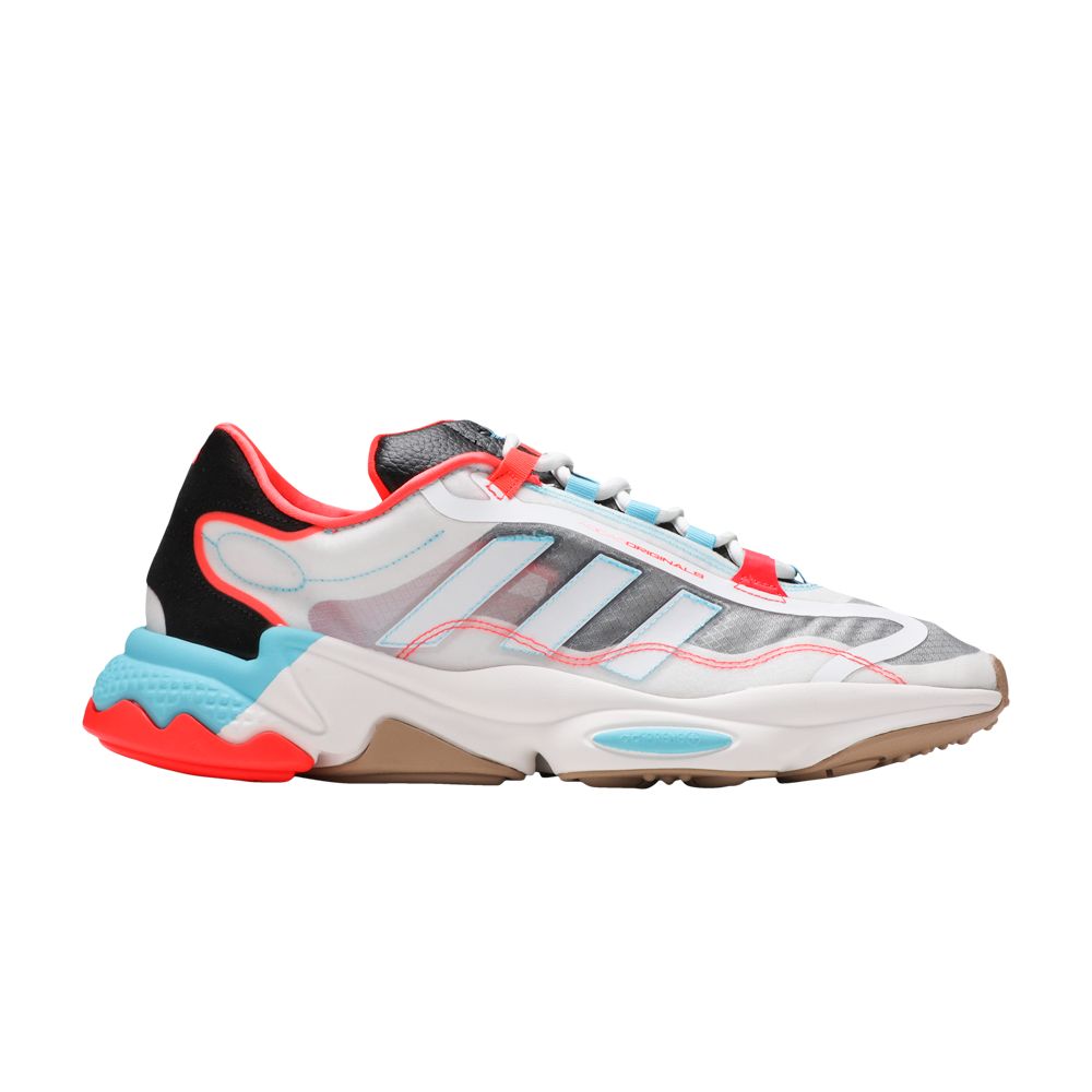 ADIDAS ORIGINALS OZWEEGO PURE 'BRIGHT CYAN SOLAR RED'