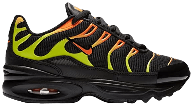 air max plus black volt total orange