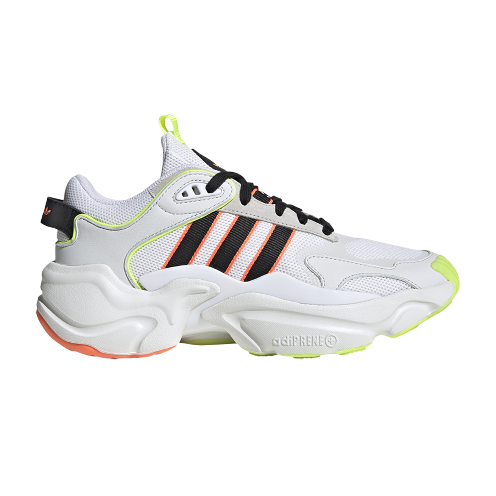 Pre-owned Adidas Originals Wmns Magmur Runner 'crystal White Neon'