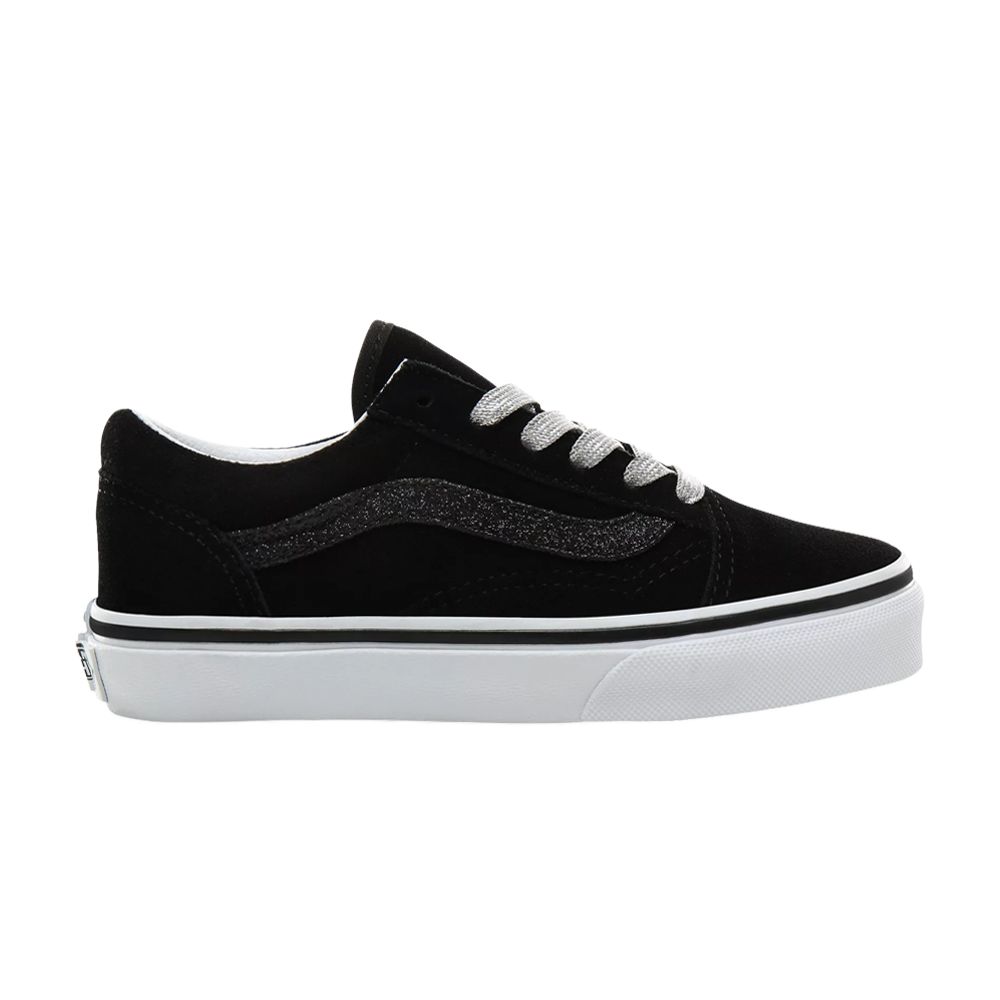 Vans Old Skool Kids 'Glitter Sidestripe - Black' | Kid's Size 12