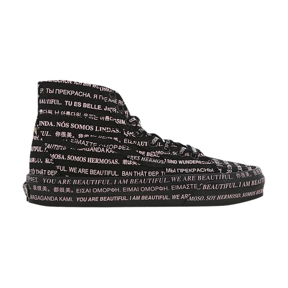 VANS SK8-HI TAPERED 'WE ARE BEAUTIFUL - BLACK'