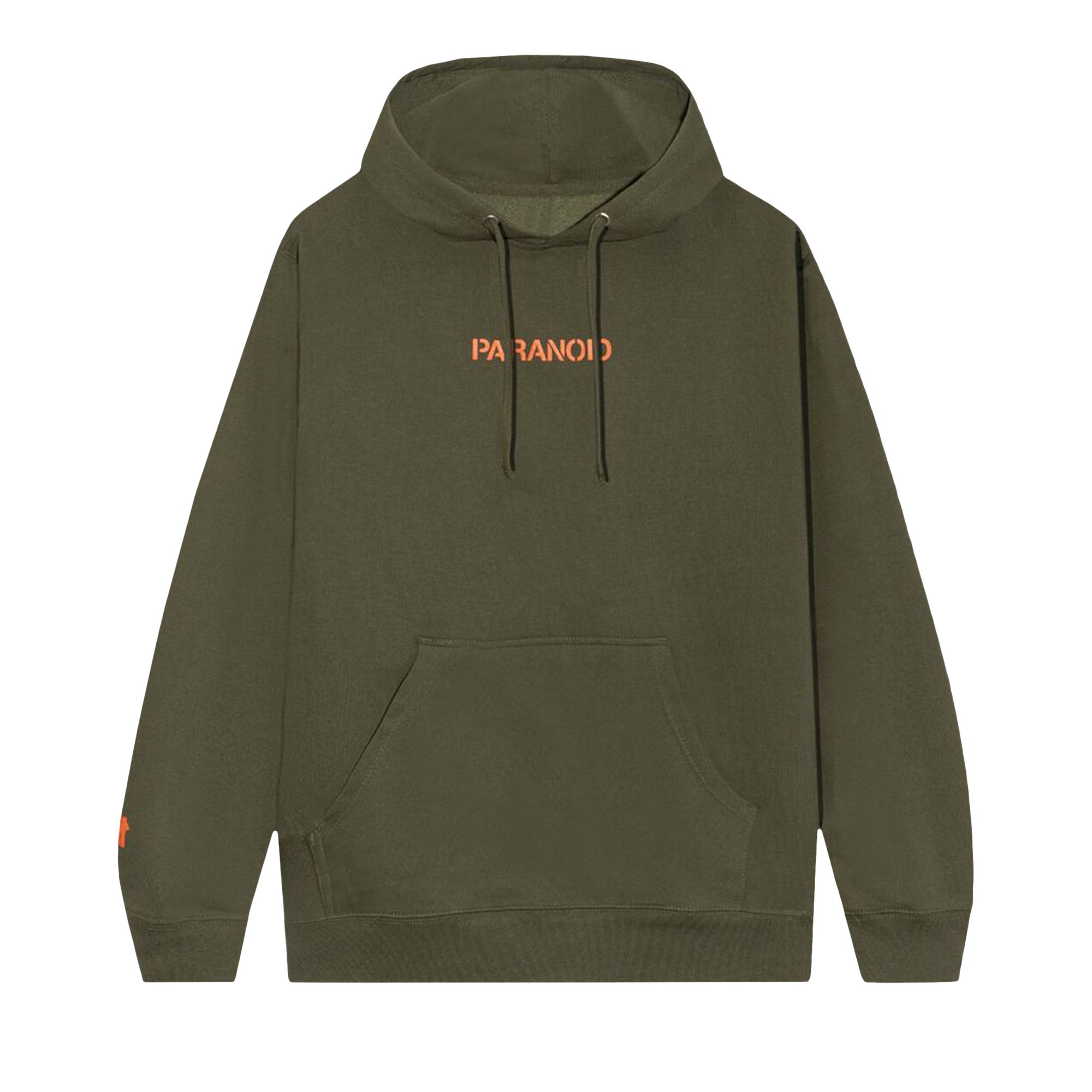 Anti Social Social Club x Undefeated Paranoid Hoodie 'Olive' | Green | Men's Size S