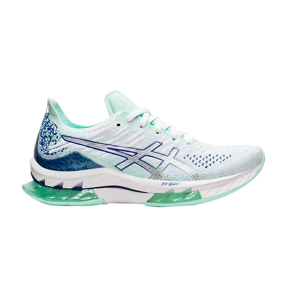 Pre-owned Asics Wmns Kinsei Blast 'white Green'