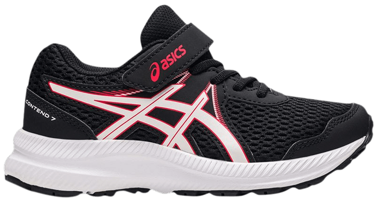 Asics Contend 7 PS Black Electric Red