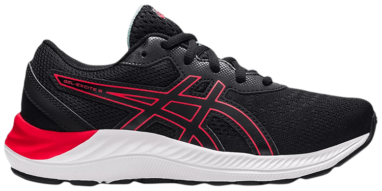 Asics Gel Excite 8 GS Black Electric Red