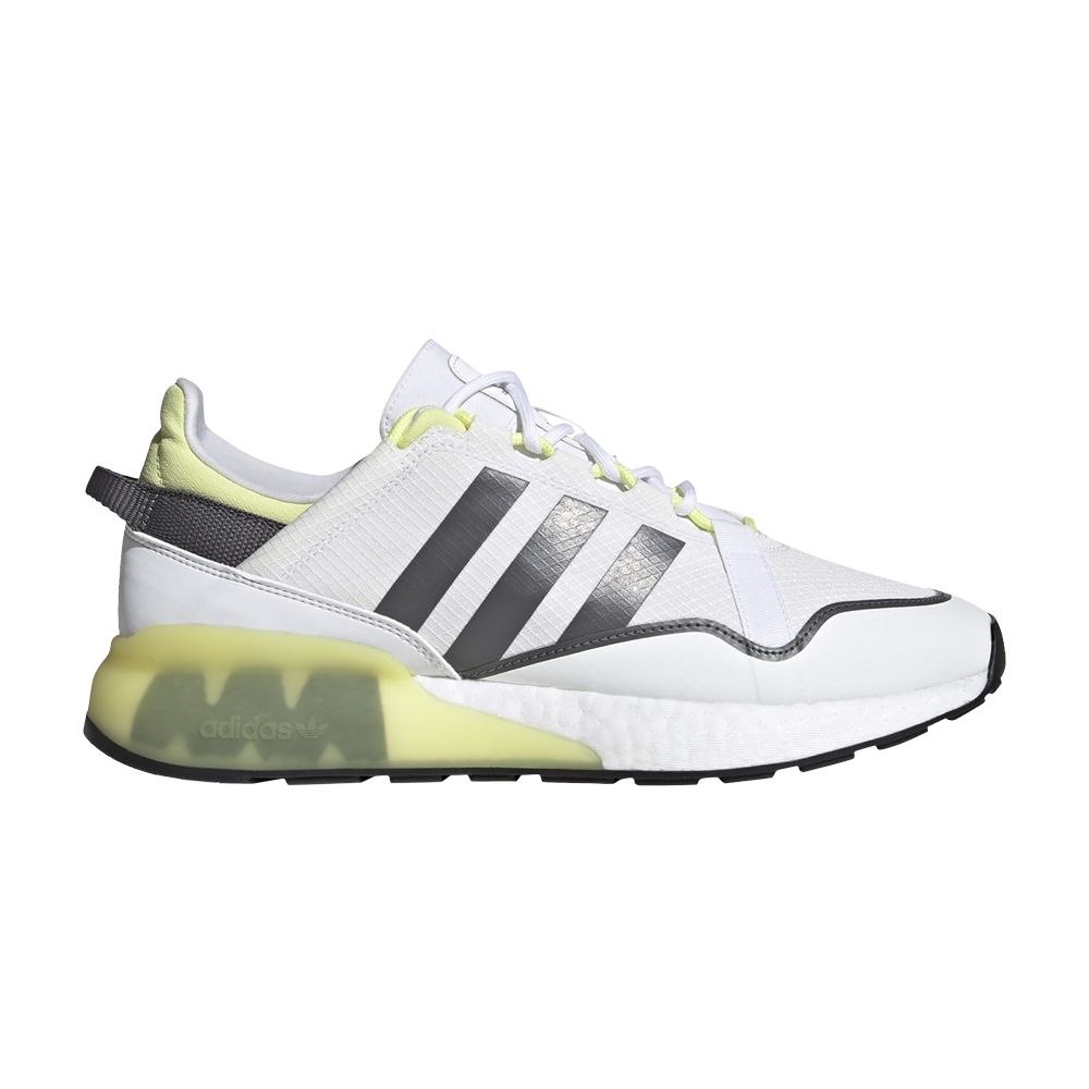 ADIDAS ORIGINALS ZX 2K BOOST PURE 'WHITE PULSE YELLOW'