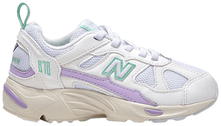 New Balance 878 Little Kid Wide White Violet