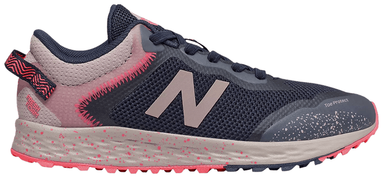 New Balance Fresh Foam Arishi Trail Kids Wide Natural Indigo Saturn Pink
