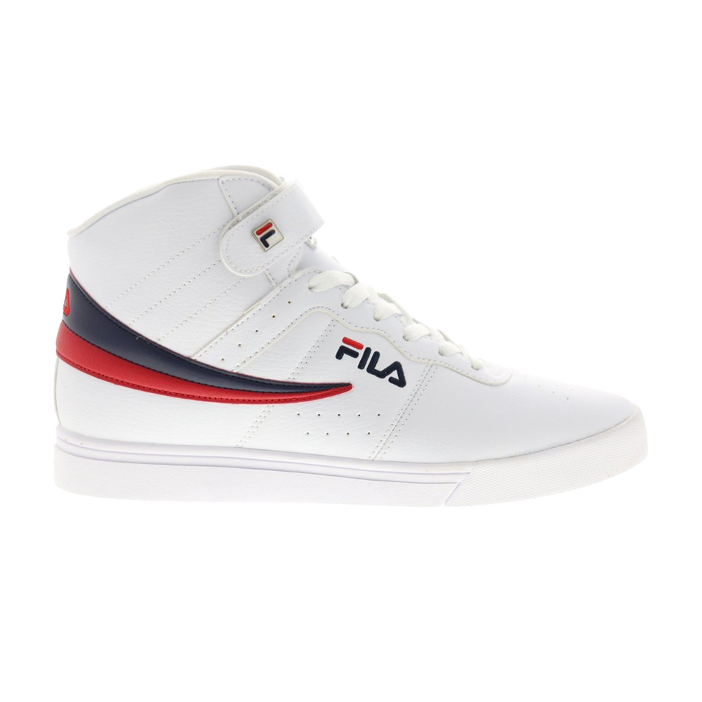 Pre-owned Fila Vulc 13 Mid Plus 'white Navy Red'
