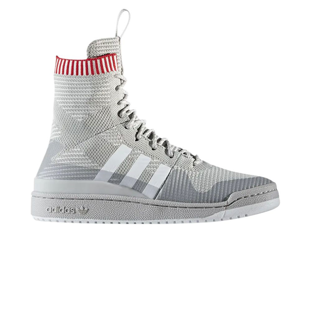 adidas Forum Winter Primeknit 'Grey Scarlet' | Men's Size 8 - BZ0646