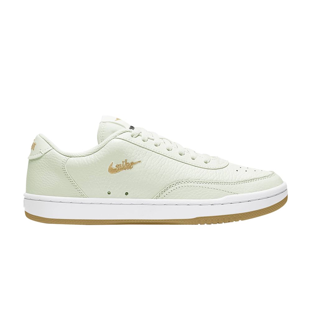 Nike Wmns Court Vintage Premium 'Summit White Metallic Gold' | Green | Women's Size 7