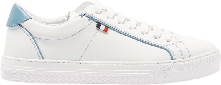 Moncler Wmns Alodie Leather Trainers 'White Blue'