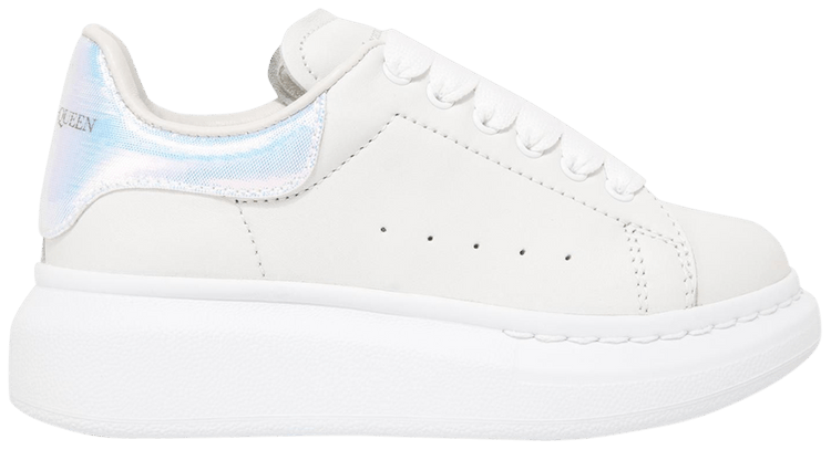 Buy Alexander McQueen Oversized Sneaker Kids White Iridescent 650863 WHX1R 9035 GOAT SA