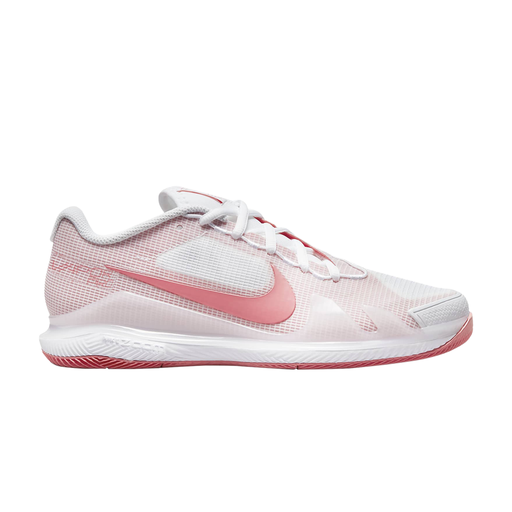 Pre-owned Nike Wmns Court Air Zoom Vapor Pro 'white Pink Salt'