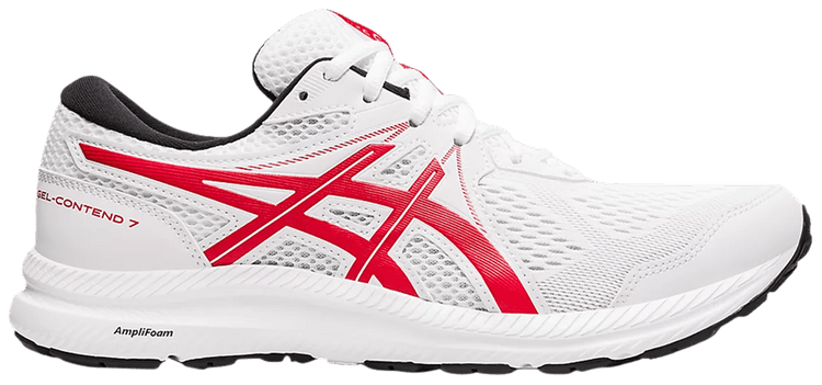 Asics Gel Contend 7 White Classic Red