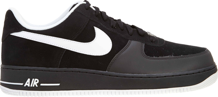 Nike Air Force 1 Low - Black - White - Suede 