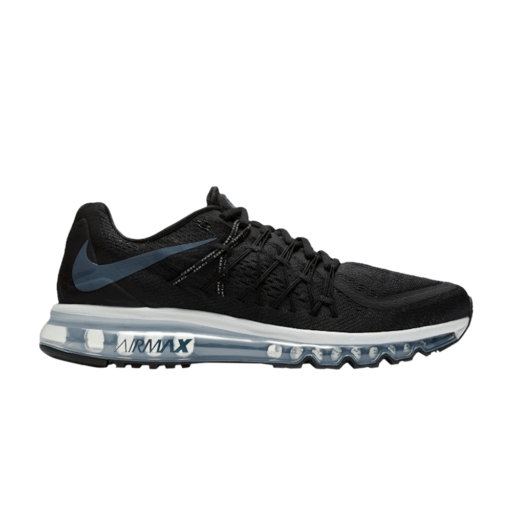 nike air max 2015 black and blue
