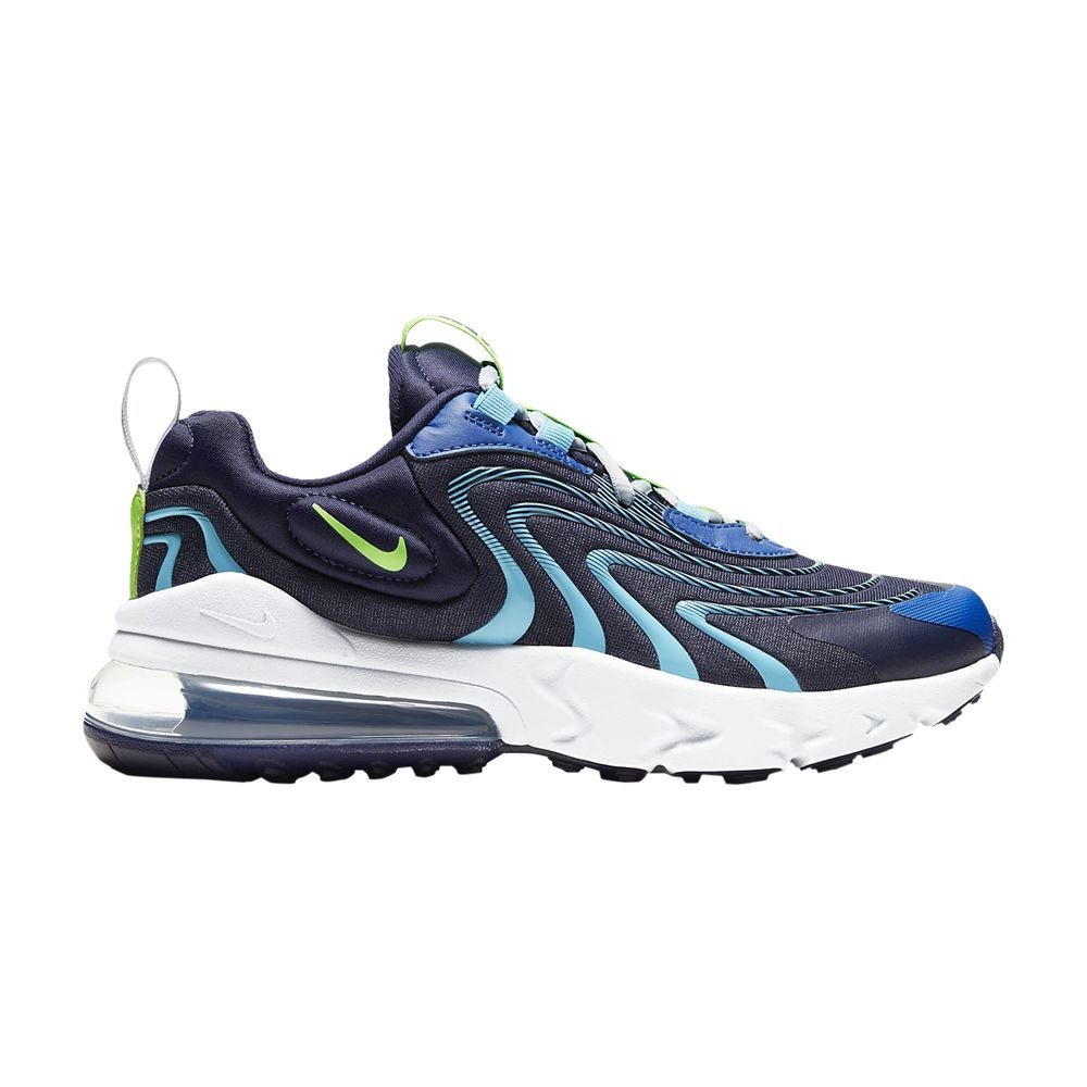 Pre-owned Nike Air Max 270 React Eng Gs 'blackened Blue' | Kid's Size 4.5