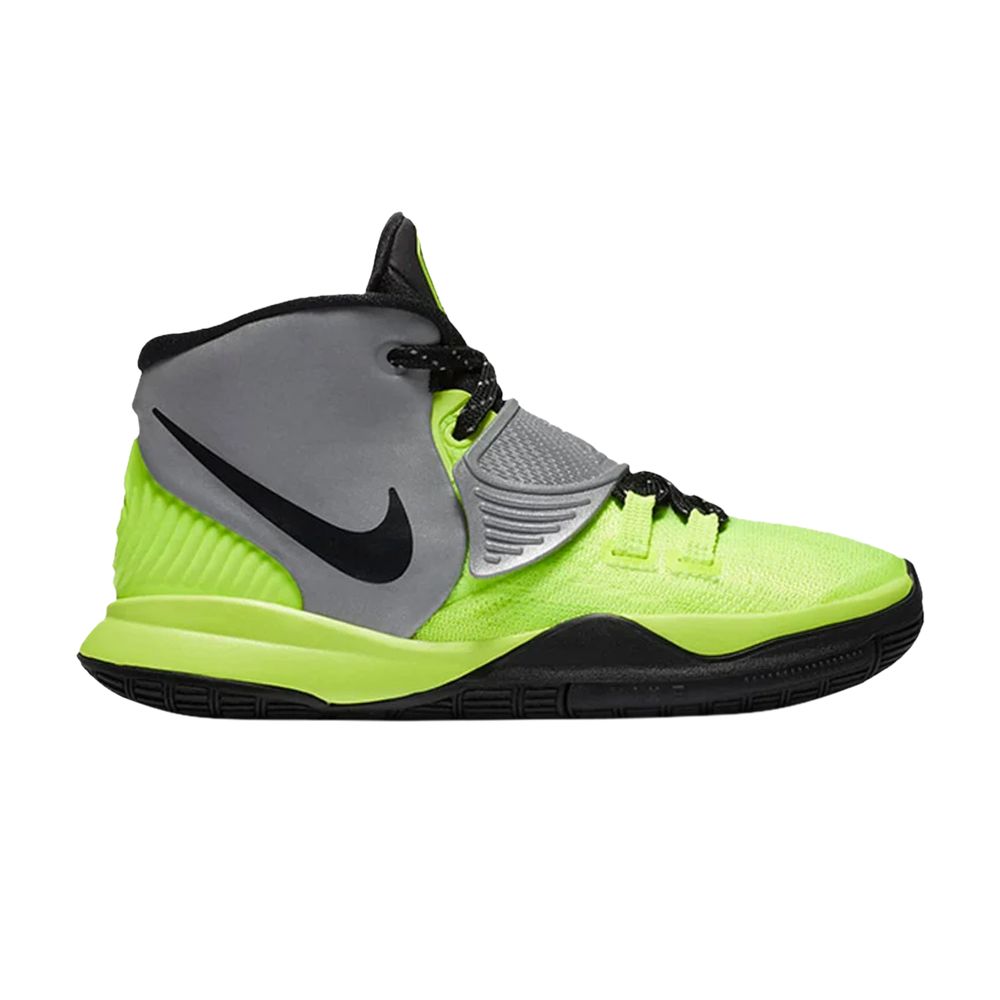 Pre-owned Nike Kyrie 6 Cross Ps 'volt Black' | Green | Kid's Size 3