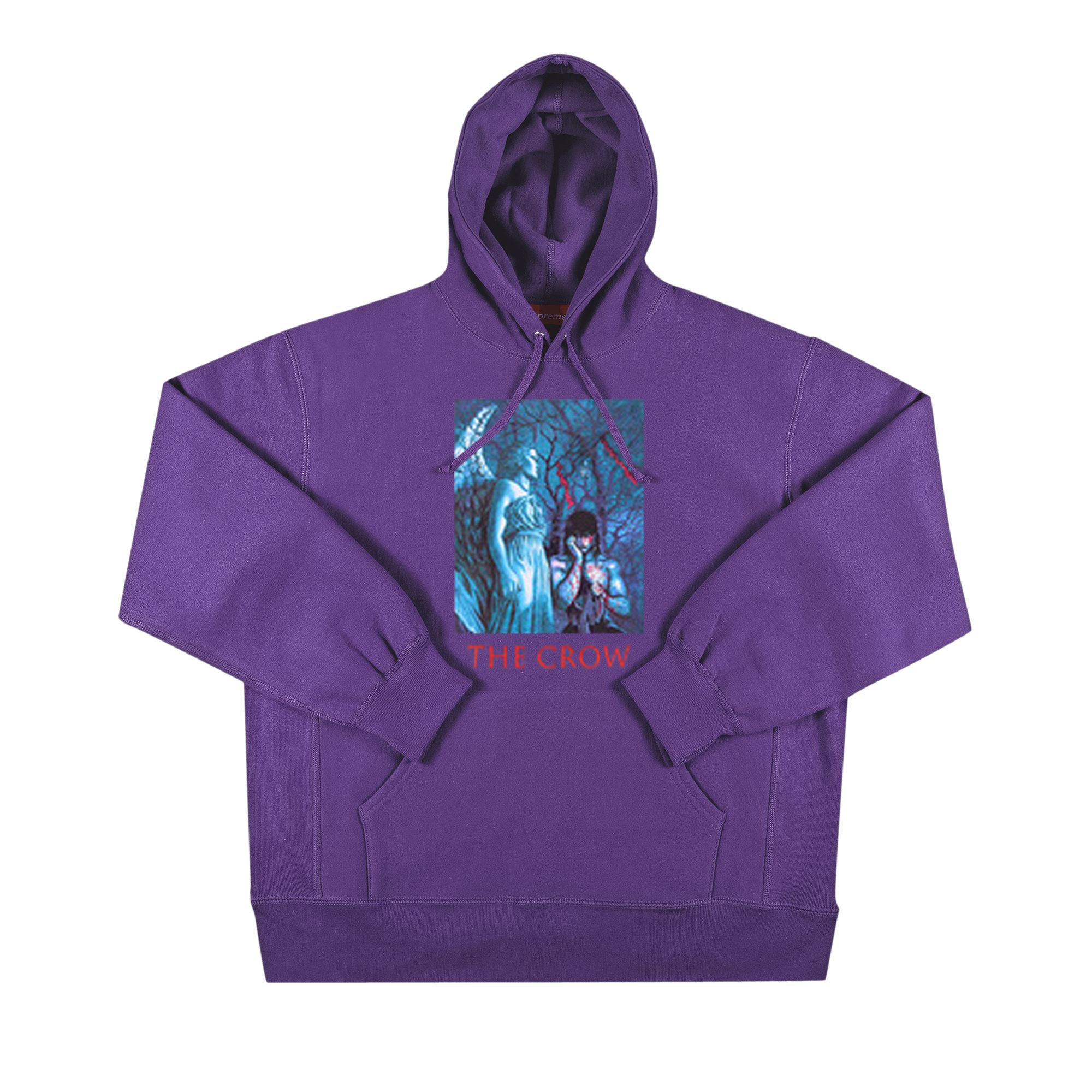 Supreme x The Crow Hooded Sweatshirt 'Dusty Purple' | Men's Size XL