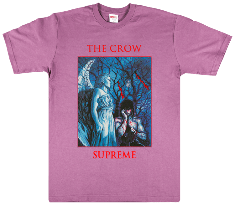 Buy Supreme x The Crow Tee 'Plum' - FW21T41 PLUM | GOAT