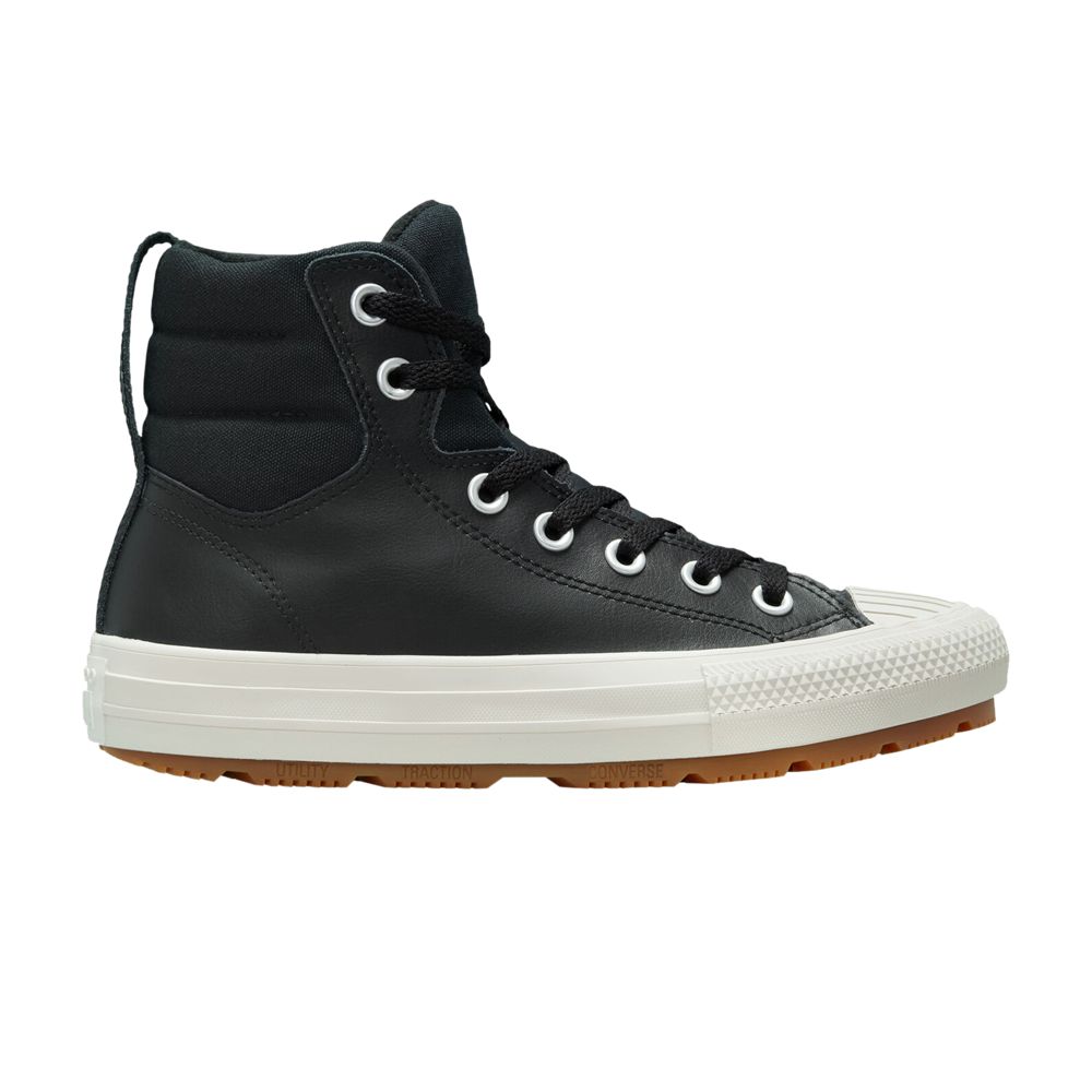 Pre-owned Converse Chuck Taylor All Star Berkshire Boot Gs 'black' | Kid's Size 3.5