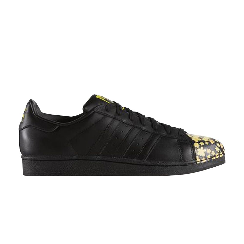 adidas Pharrell x Superstar 'Mr. Supershell - Black Yellow Floral' | Men's Size 6 - S83366