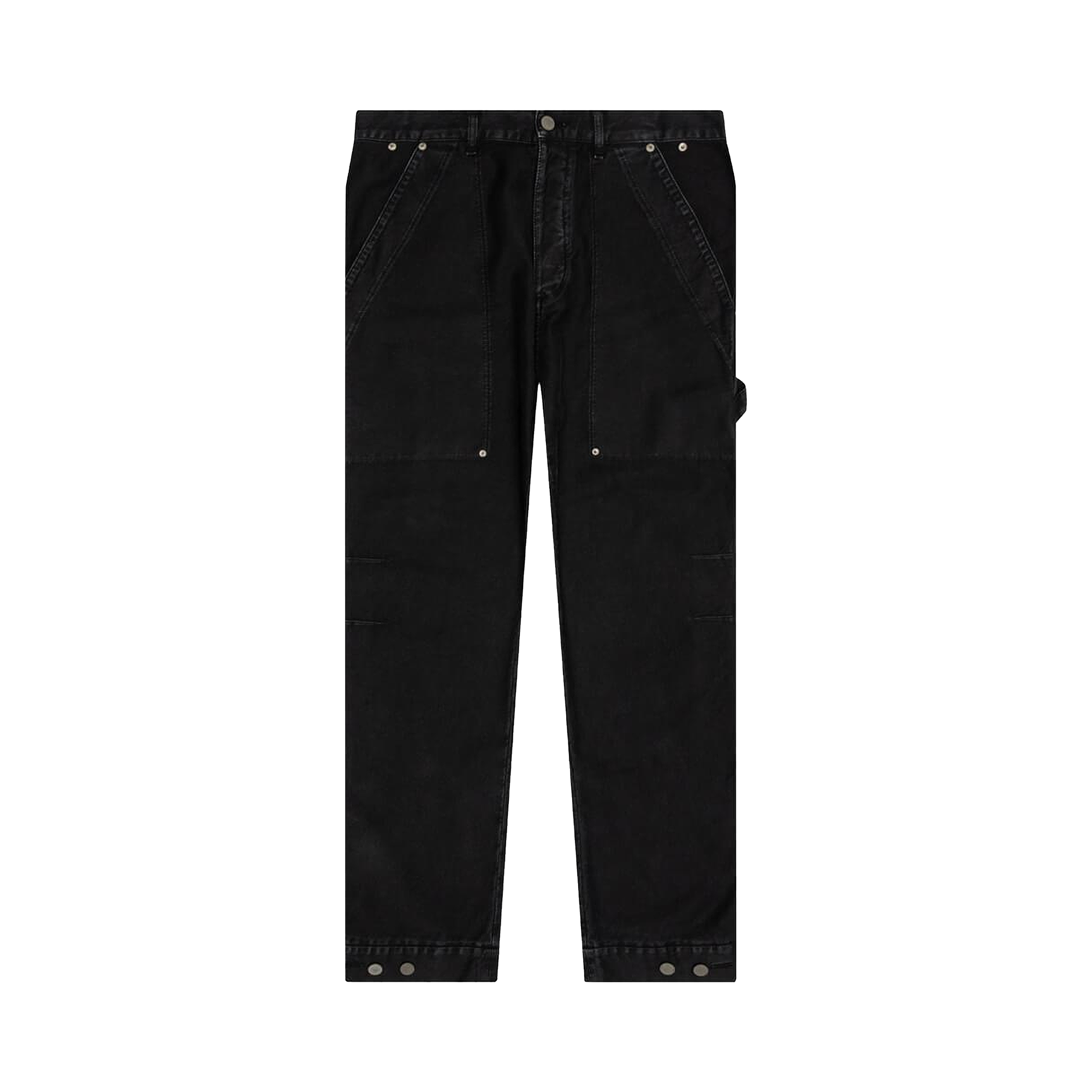 Pre-owned Palm Angels Gd Cargo Pants 'black'