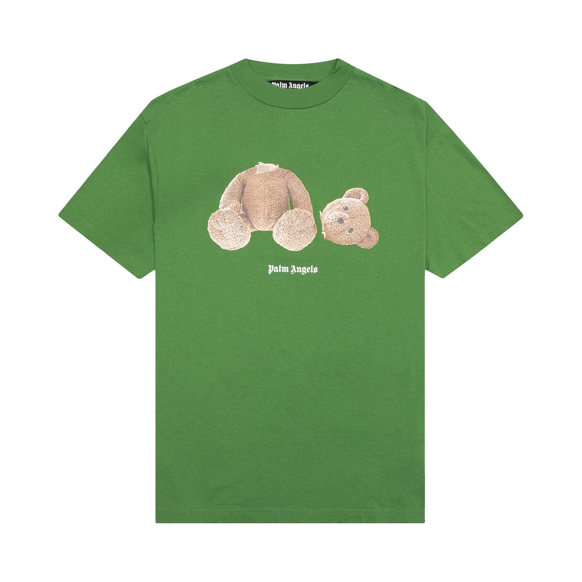 Palm Angels Bear Classic Tee 'Green/Brown' | Men's Size XL