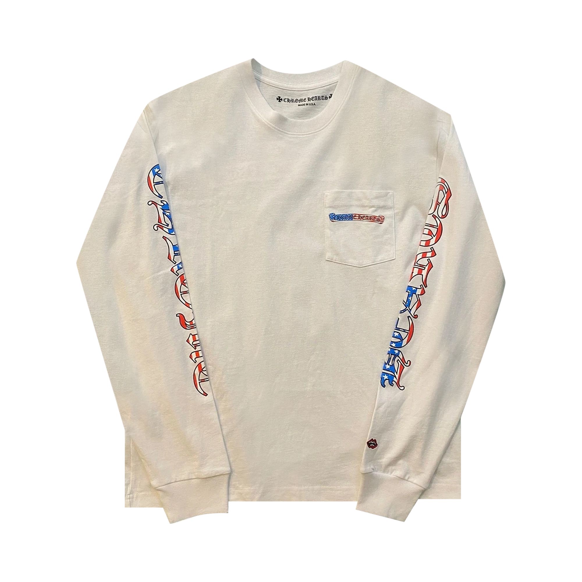 Chrome Hearts x Matty Boy 4th Of July Long-Sleeve 'White' | Men's Size M