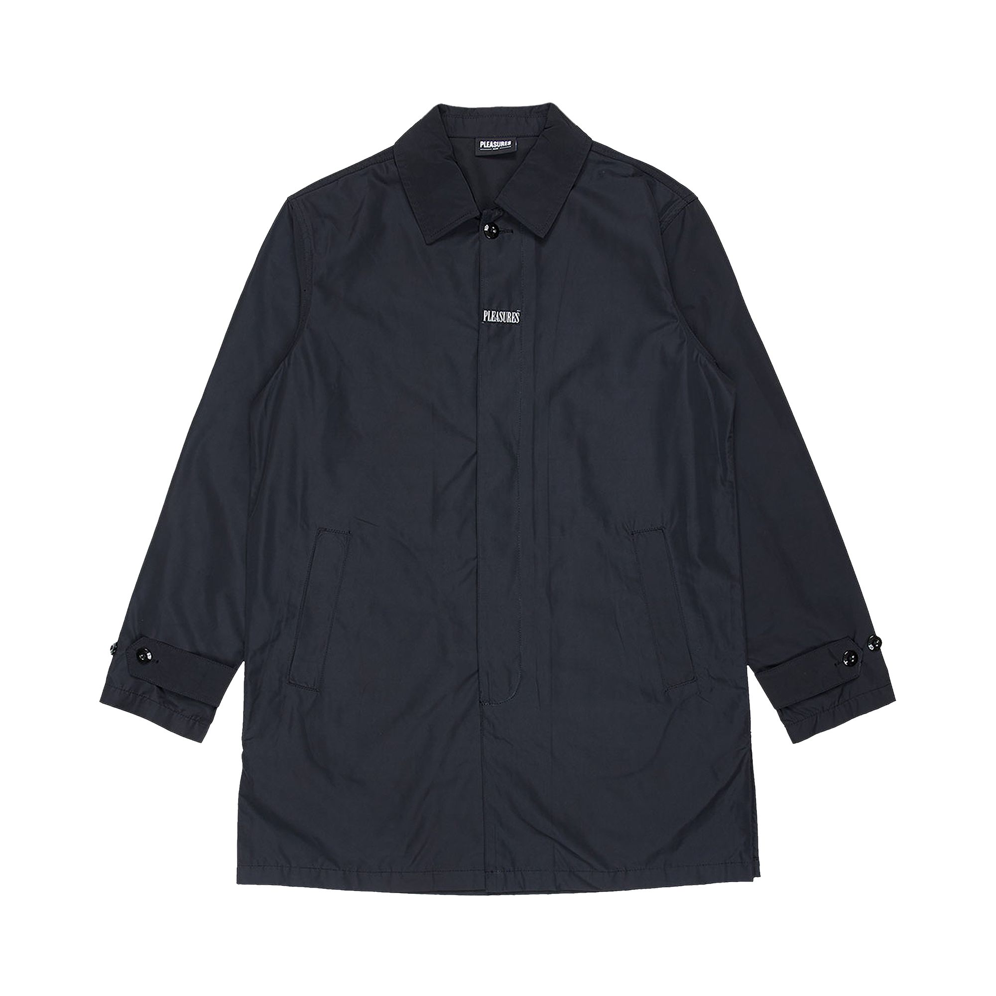 Pre-owned Pleasures Delusion Trench Coat 'black' | Men's Size S