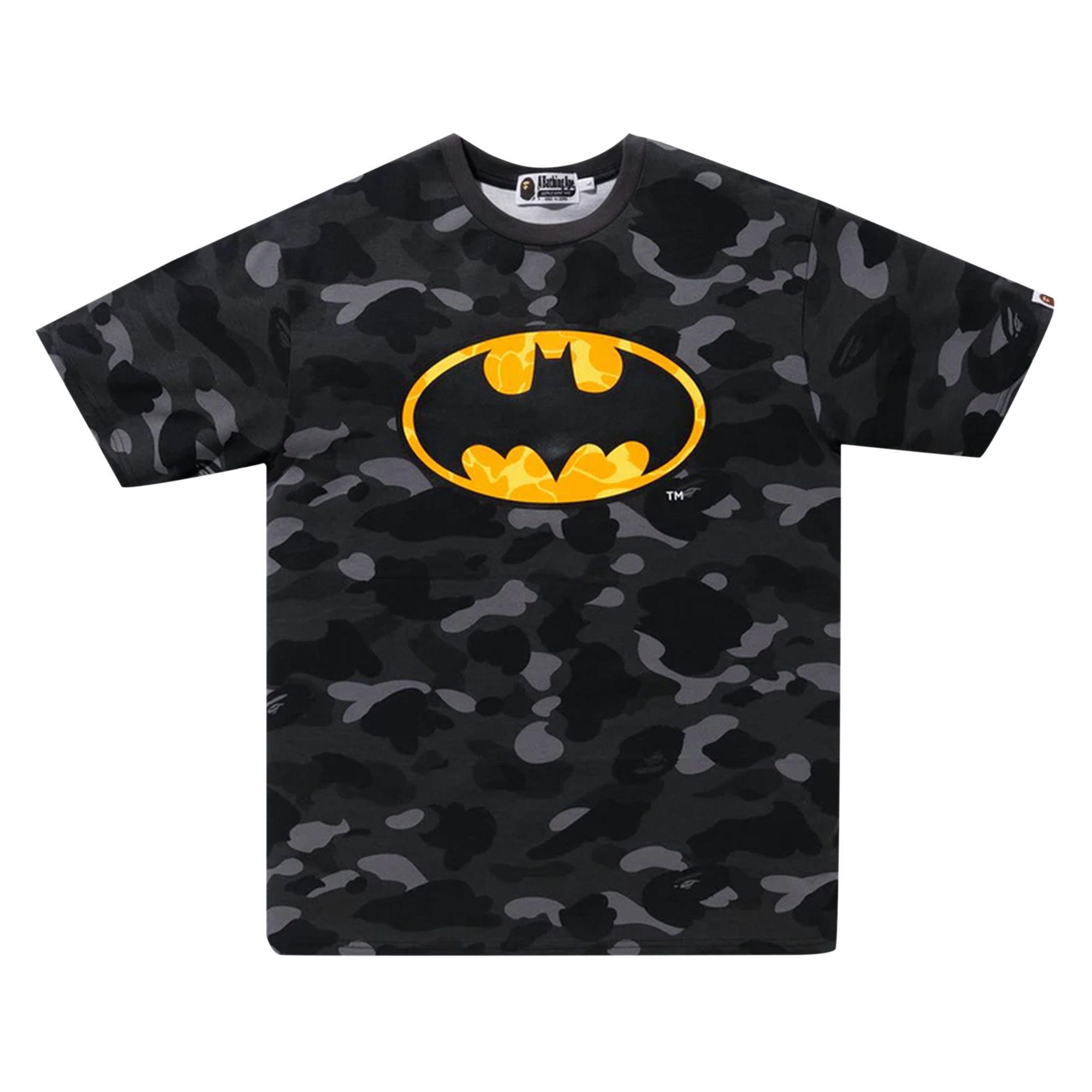 Pre-owned Bape X Dc Batman Color Camo Tee 'black'