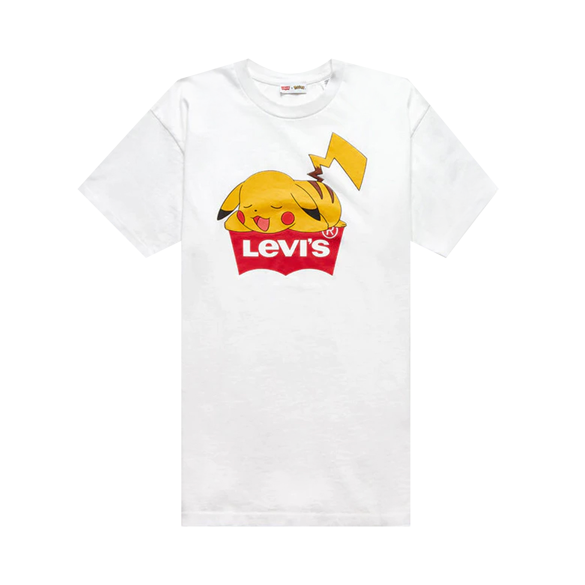 Pre-owned Levi's X Pokémon Pikachu T-shirt 'white'
