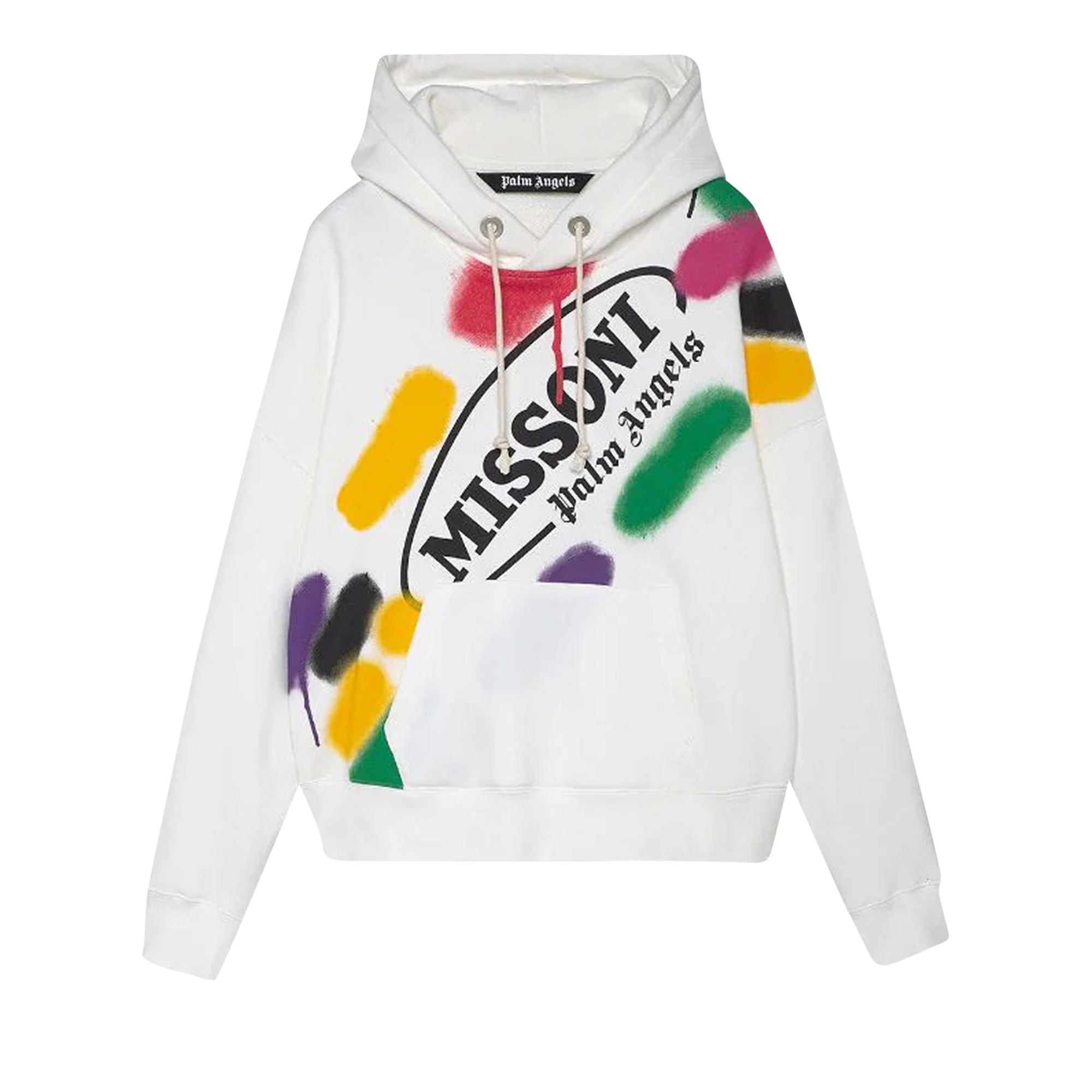 Palm Angels x Missoni Sport Hoodie 'White/Black' | Men's Size L