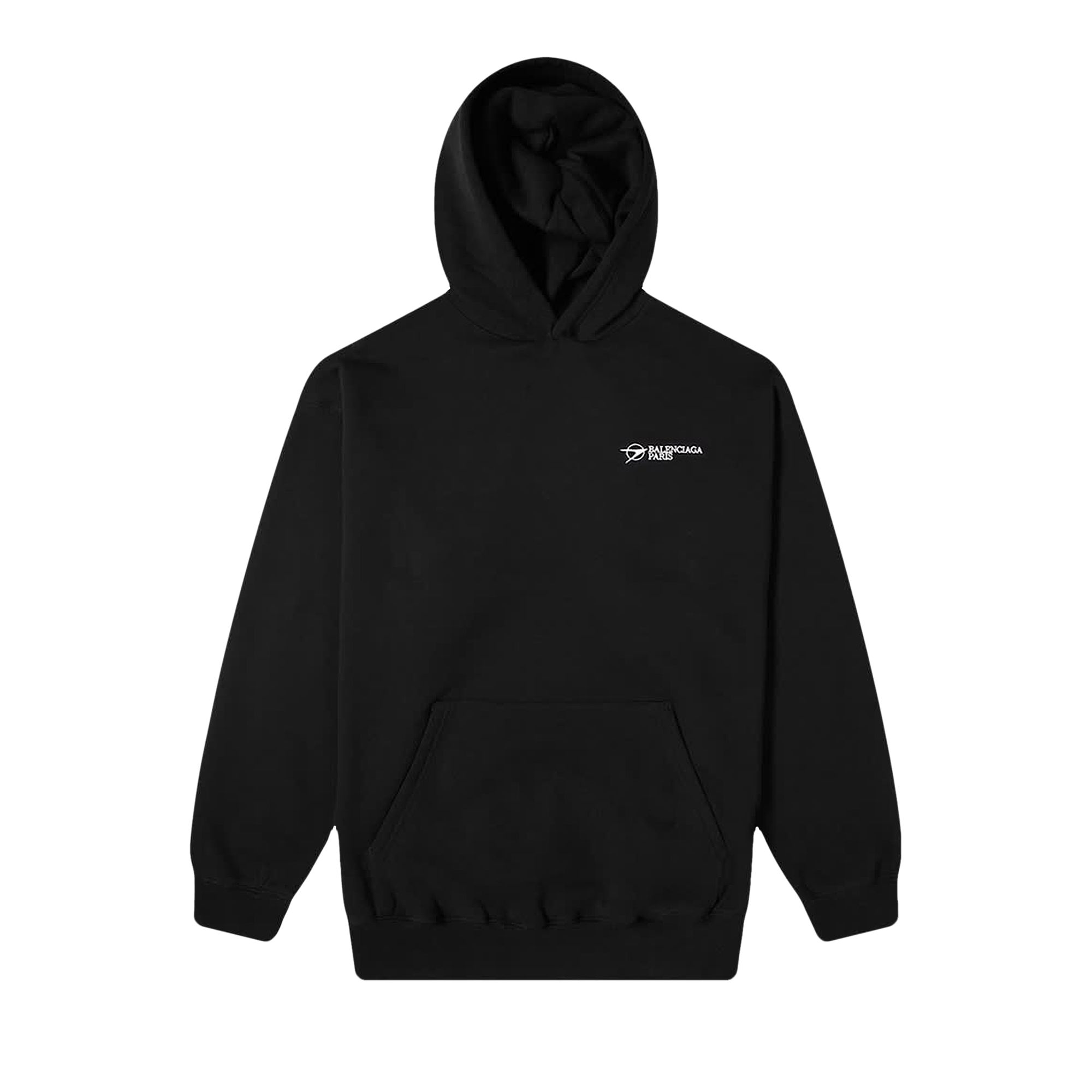 Balenciaga Large Fit Hoodie 'Black' | Men's Size S