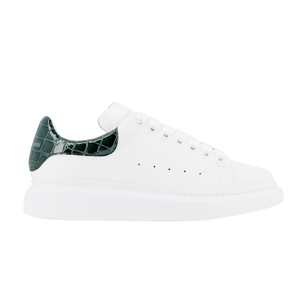White and green alexander mcqueen sneakers Clearance
